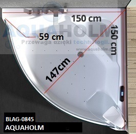 Aquaholm CF-3131 150cm x 150cm x 59cm PODGRZEWACZ WODY