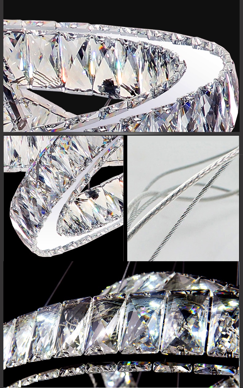 Żyrandol kryształowy 150x50 cm B025